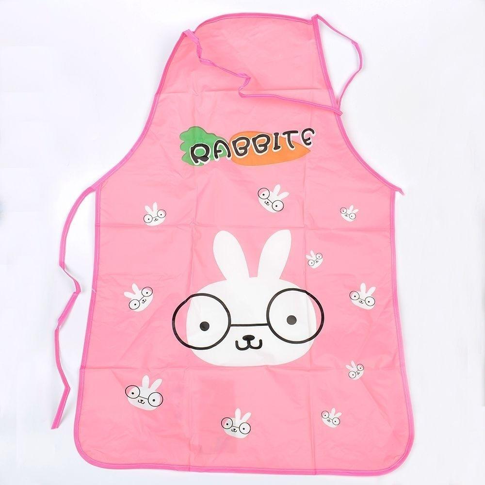 Cartoon Cute Cartoon Waterproof Apron Kitchen Restaurant Bib Aprons 1pc