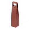 Leather Wine Carrier (Brown) Whiskey Gift Wine Bag