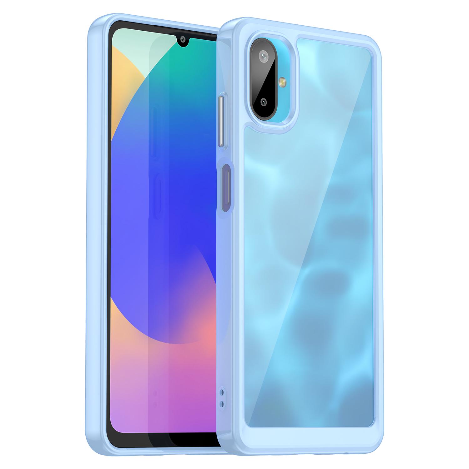 

Samsung Galaxy M06 5G Case, Clear Transparent Phone Case Cover for Samsung Galaxy M06 5G світло-синій колір