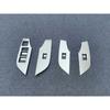 Switch Panel Matte Window Lift Cover Trim For - Toyota RAV4 Steel 4PCS