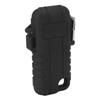 USB Rechargeable Lighter Windproof Dual Arc Lighter Waterproof Flameless Electric Lighter with Hanging Hole for Camping