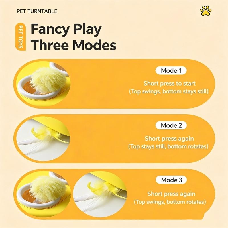 Rechargeable Activity Device with Moving Mouse Objects, Automatic Pause Cycles, Three Options, and Five Openings