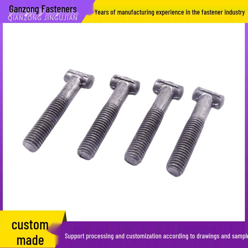 M12 Galvanized Steel Fastener Bolt with Square and Round Head