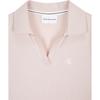 Calvin Klein Polo Neck Fitted Solid Color Short Sleeve Dress Women Dresses Pink J223724-TF6