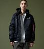 Alpha Industries TA1716 Hooded Rib Jacket In Black Camo Men's