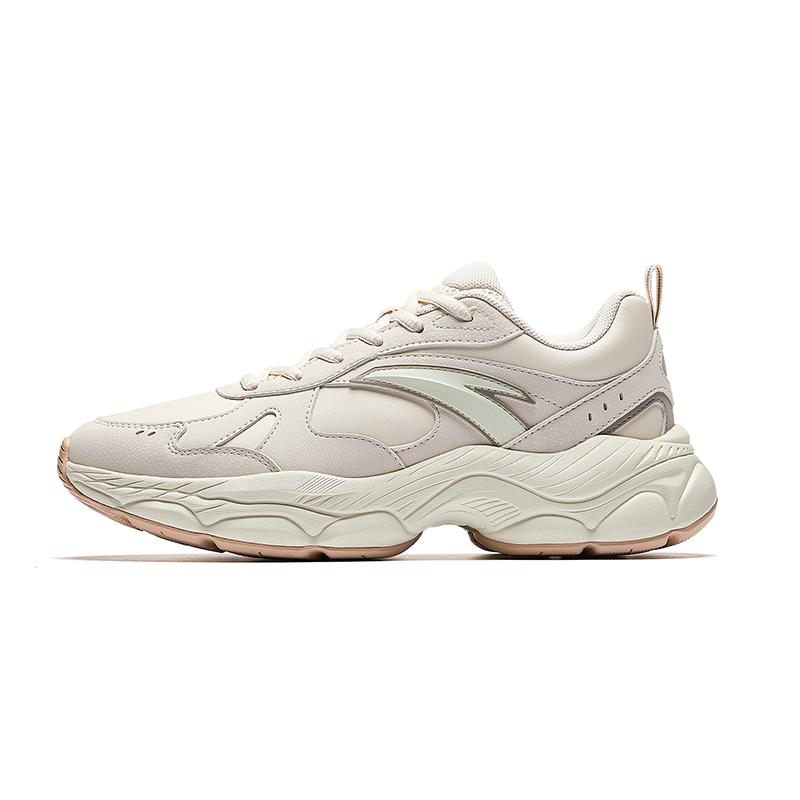 Anta Fashion Simple Classic Non-Slip Lightweight Increased Height Low-Top Casual Shoes Women sneaker 922548802-5