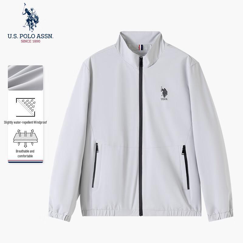 НАС. АССН ПОЛО. Мужская повседневная куртка с бейсбольным воротником L