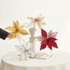 30cm Champagne Gold Handmade Christmas Flower Ornament for DIY Floral Arrangements and Vase Fillers