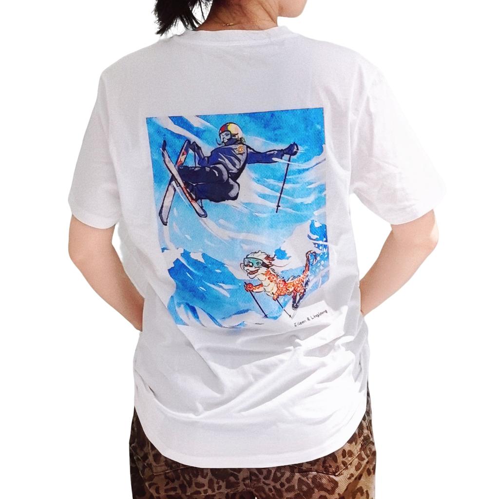 Anta T Shirts Unisex White Crew Neck Moderate Straight Fit 152436120-1