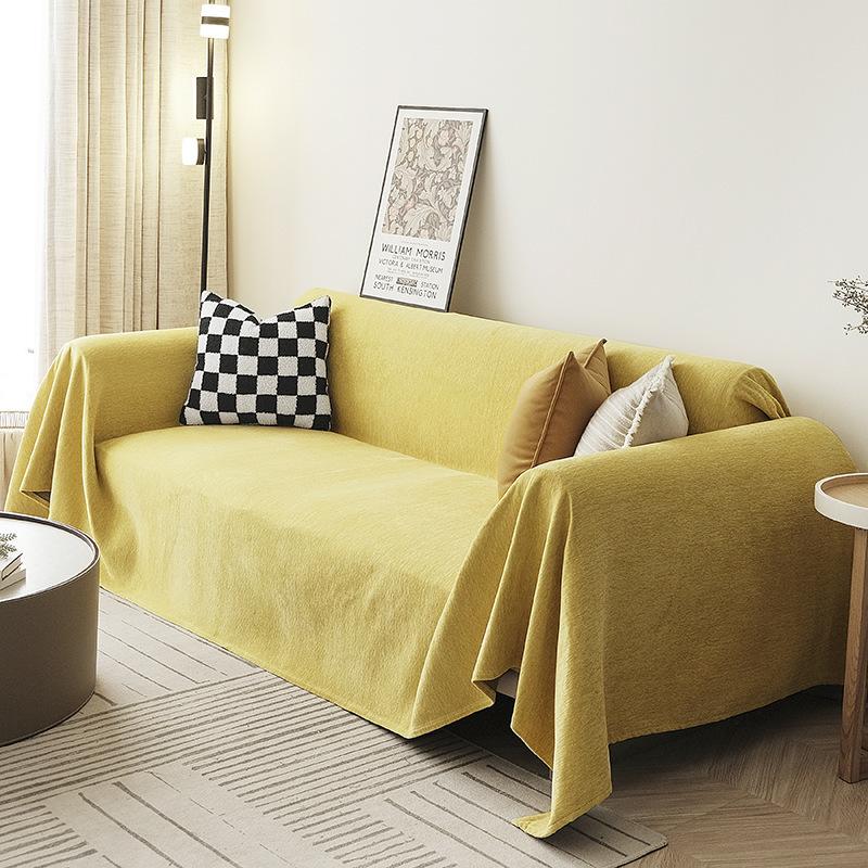 Chenille Sofa Towel Cover Cloth Simple Anti-Scratching Sofa Cushion Cover Towel Four Seasons Universal All-Inclusive Sofa Cover