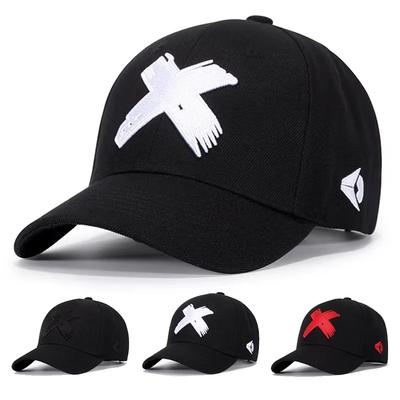 Unisex X Letter Embroidery Baseball Net Caps Spring and Summer Outdoor Adjustable Casual Hats Sunscreen Hat