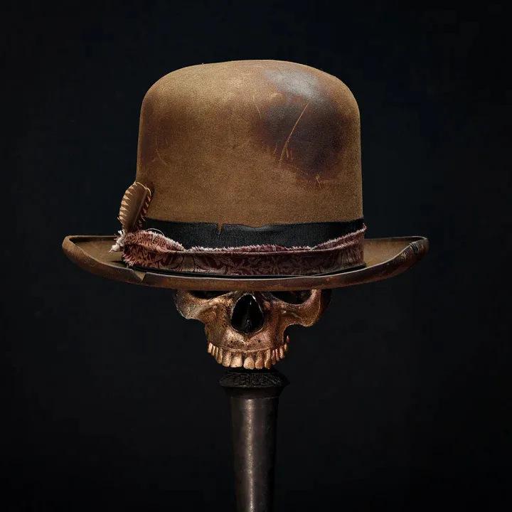 Горячая Винтажная Винтажная Флисовая Шапка Купол Винтажная Фетровая Цилиндр One size fits all