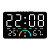 Temperature Electronic Wall Clock Wall-mounted Display Table Clock Digital LED Clocks  for Bedroom