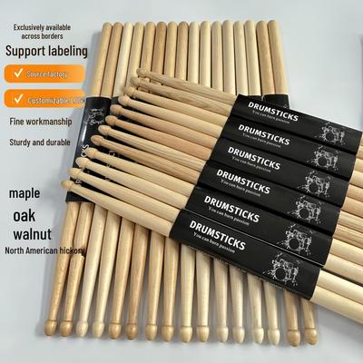 Trommelstöcke aus Ahorn: 5A Hickory, Eiche, Massivholz 7A Übungssticks.