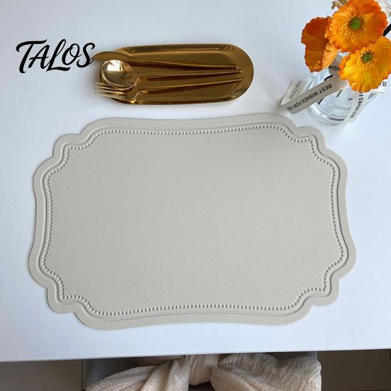 Mauspad Tischset PVC Tischset, Wasserdicht Rutschfest Tischmatte, Leicht zu Reinigen Klassisches Design Hitzebeständig Untersetzer, für Küche Esszimmer