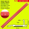 Multifunctional Aluminum Alloy Ruler: Stainless Steel, Cutting, and Protective Features