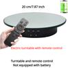 3 Speeds Electric Rotating Visualizer 360° Turntable Regulation Usb Charge Display Stand For Video Shooting Prop Jewelry Shoes
