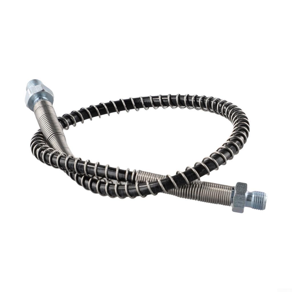 Air Pump High Pressure Hose Outdoor 8mm M10*1 Thread With Spring Wrapped