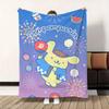 Flauschiger Fleece Anime Doppelknie Wurf Sofa Decke Übergröße Kawaii PomPomPurins Dekorative Bettdecken Heim Schlafzimmer Dekoration