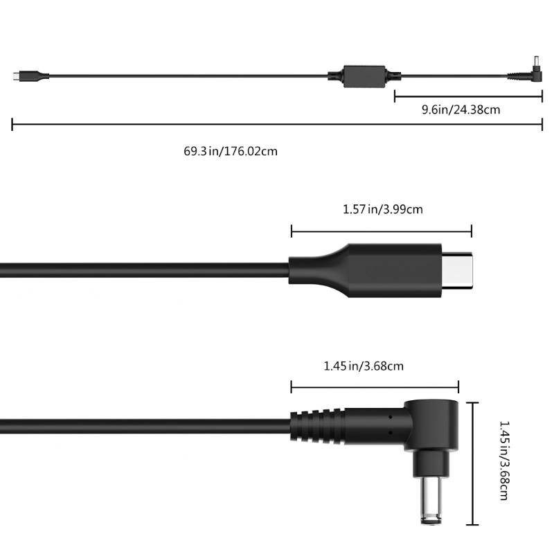 176cm Fast Charging Cable for V10 V11 V15 SV12 Vacuum Cleaner Stable Connection Efficient Power Adapters Cord Wire
