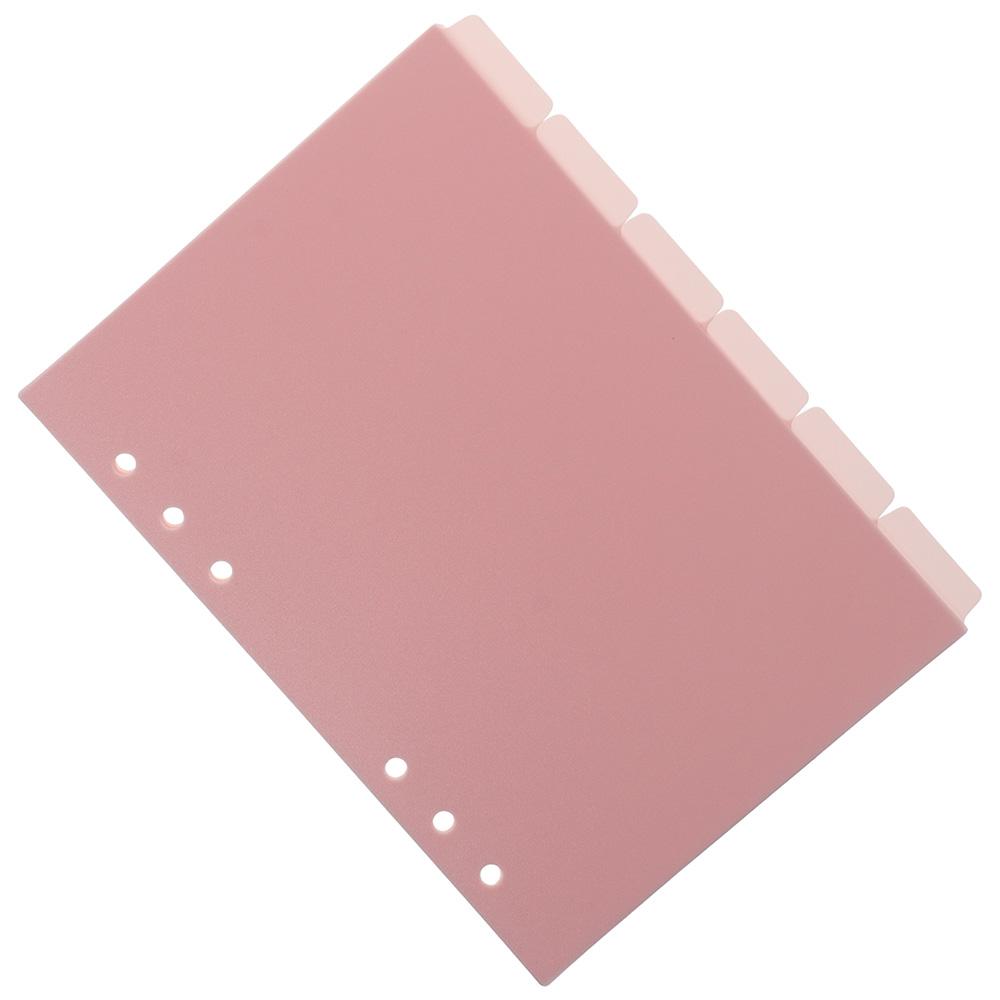 6 PCS 6 Ring Index Page Tabs 6 PCS Binder Index Dividers Indexing Cards Binder Divider  Home