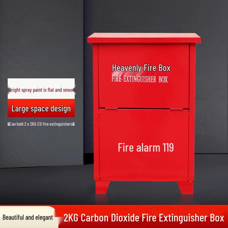 Junwen 2kg CO2 Fire Extinguisher Empty Box