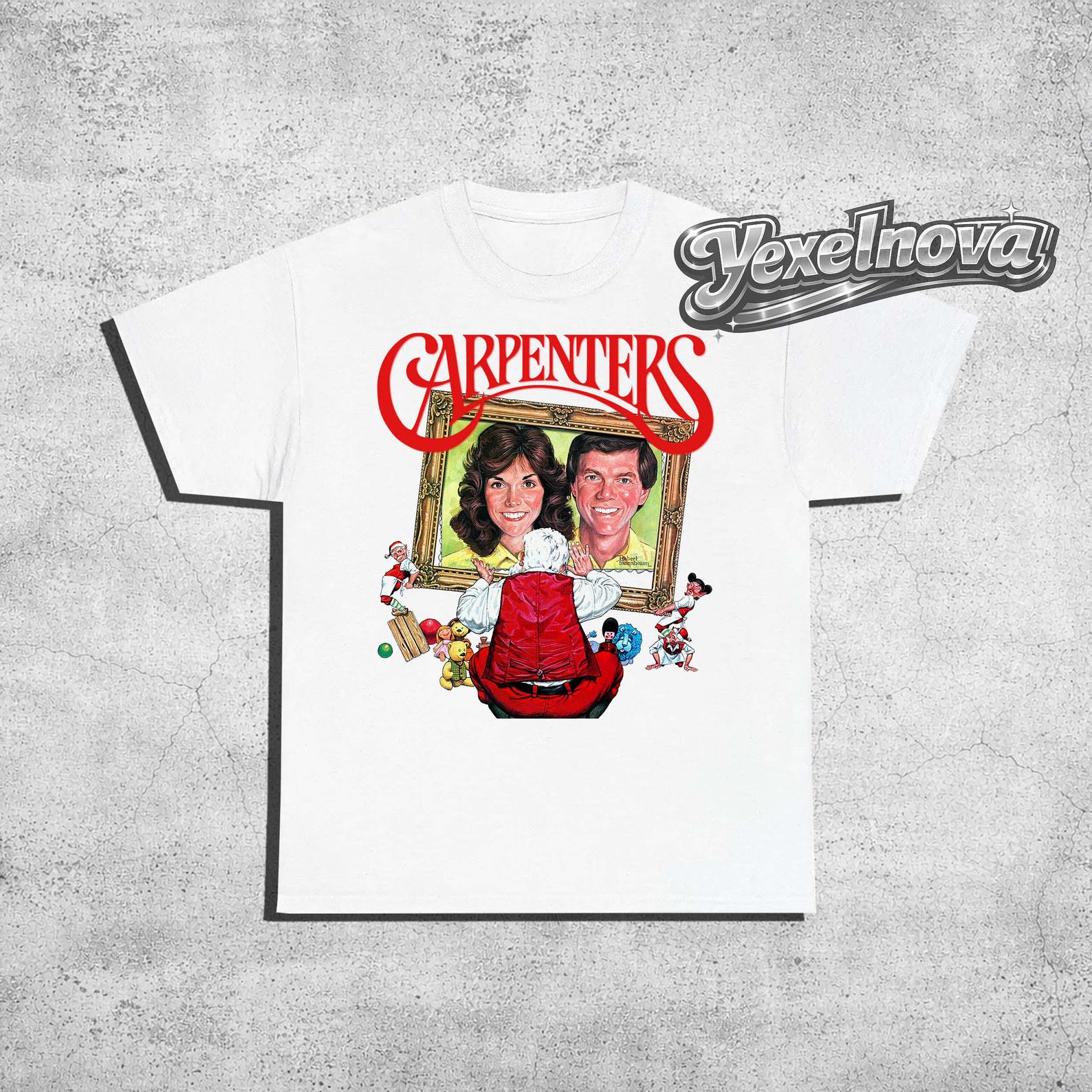 Carpenters T-Shirt: Vintage Rock Band Tees L