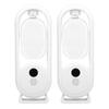 2 Sets Wall Mounted Essential Oil Diffuser Automatic Aromatherapy Fragrance Dispenser Cordless with Night Light 60 Days