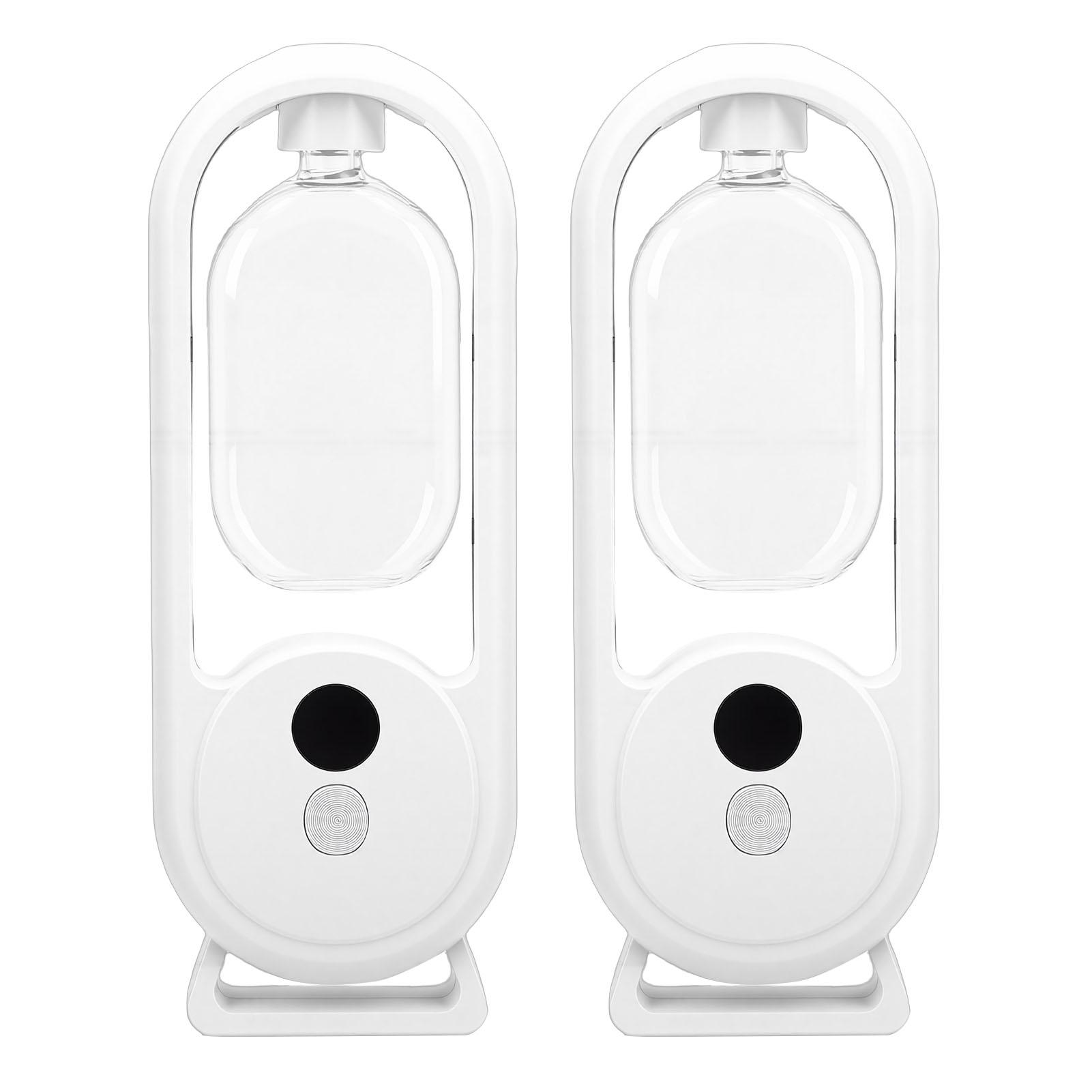 

2 Sets Wall Mounted Essential Oil Diffuser Automatic Aromatherapy Fragrance Dispenser Cordless with Night Light 60 Days