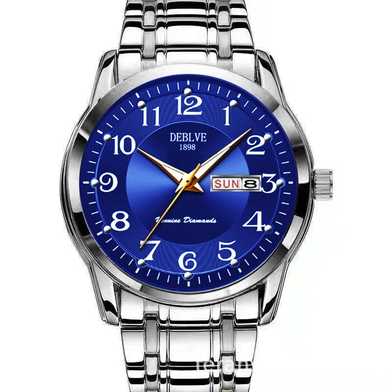 Swiss Automatic Movement Watch Multi-Function Fashion Week Calendar Waterproof Luminous Watch Men'S Non-Mechanical