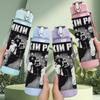 1 Stück Linkin Park Band Vintage Fotodruck 750ml Tragbare Sportwasserflasche Auslaufsicher Reise Fitnessstudio Getränkebecher