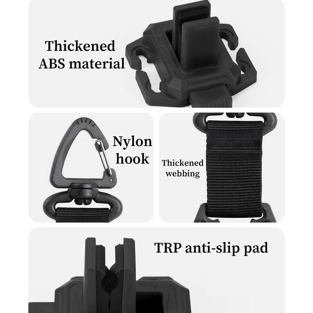 Wearable Fishing Rod Clips Holder Portable Pole Stand Pier Travel Surf Beach Freshwater Saltwater Catfish Bass Anglers