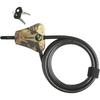 Master Lock (8418KADCAMO-TMB) - Keyed, Adjustable, Vinyl-Coated Cable, 8mm Thickness, 1.8m Length, Anti-Theft, Python Camouflage Design