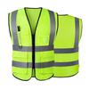 Reflective Vest High-Grade Safety Signal Custom Logo Rider Jacket Vest High Visibility Working Safety Jacket Fluorescent Woman