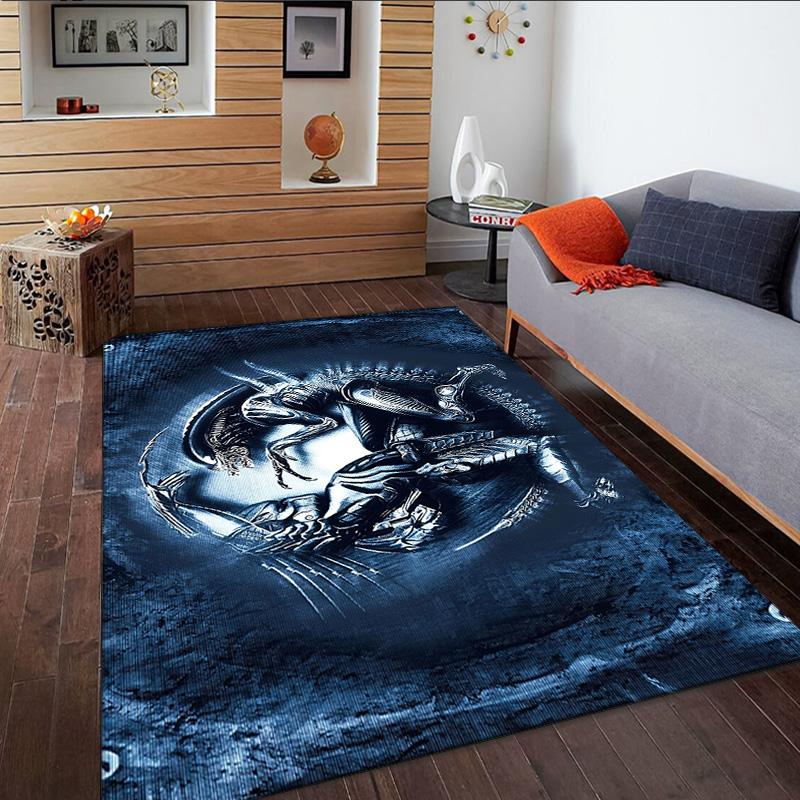 Alien Artwork  Carpet, Kitchen Rugs, Yoga Mat, Non-Slip Mats, Rug for Bathroom, Living Room bedroom, Camping Rugs Christmas Gift