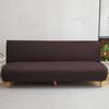 2026 High Elasticity Armless Sofa Cover All-inclusive Household Dust Folding Bed Cover Thickened Fabric Solid Color Sofa Cover