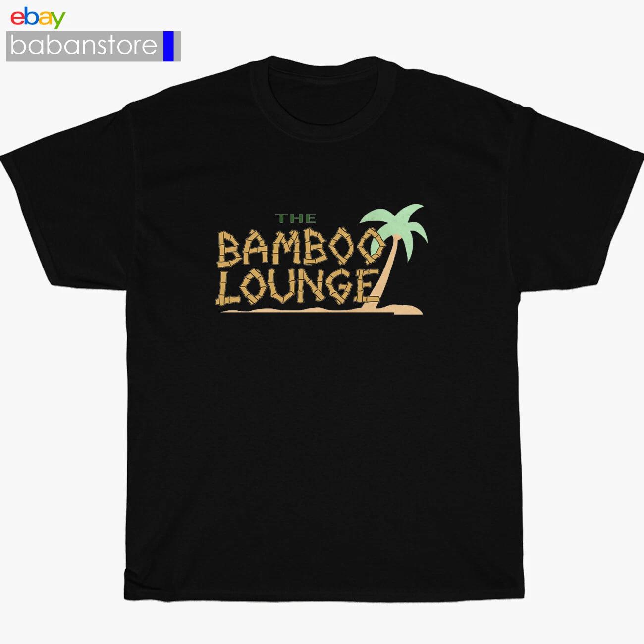 

New The Bamboo Lounge Logo Black/White/Grey/Navy T shirt Size S-5XL S
