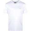 Emporio Armani Armani Ss22 Letter Print Pullover Round Neck Short Sleeve T-Shirt Men Tops White 8N1TD81JUVZ0100