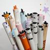6/8/10 Pcs Cute Writing Tools Animal-shaped Erasable Pens For Journaling Writing Office Supplies Gift Ideas Office Stationery