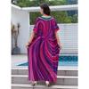 Plus Size Women's New Beach Blouse Print Loose Holiday Bikini Sunscreen Swimsuit Blouse