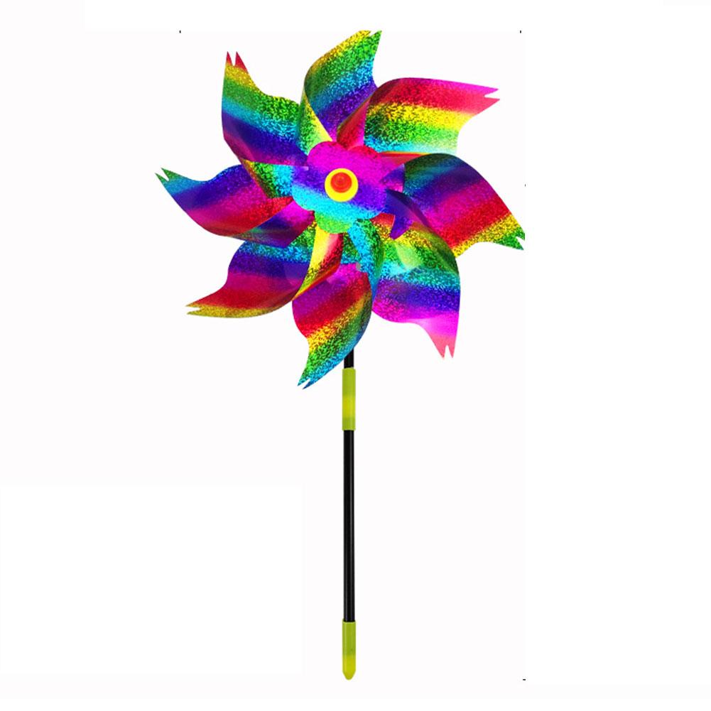 Bird Deterrents Windmill For Outside Reflective Pinwheels Spinners For Garden And Repellent Yar B4W4