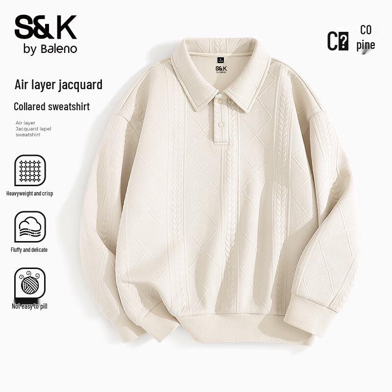 

Baleno Men s S&K Series Anti-Pilling Polo Sweatshirt 2XL