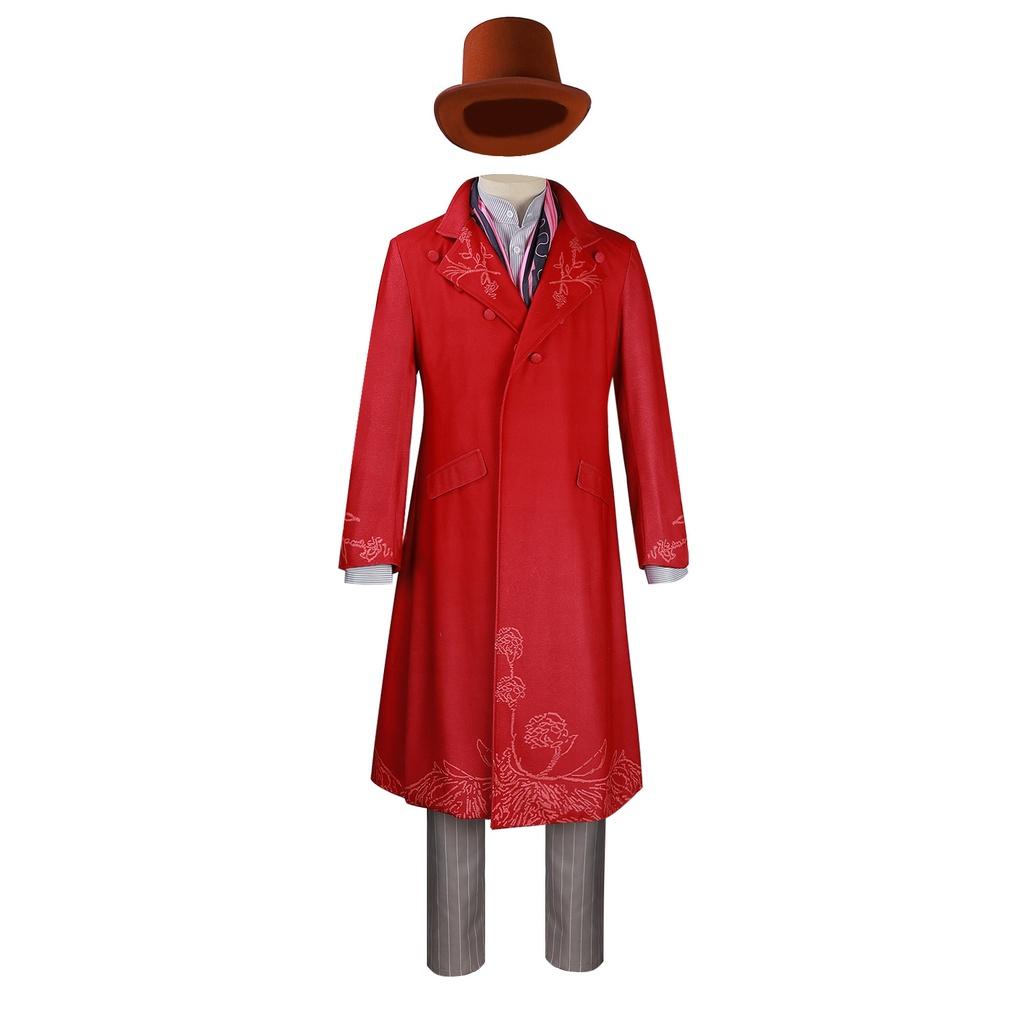 Costume Wonka Per Uomo e Donna Autentico Abito Wonka Per Halloween e Spettacoli Teatrali