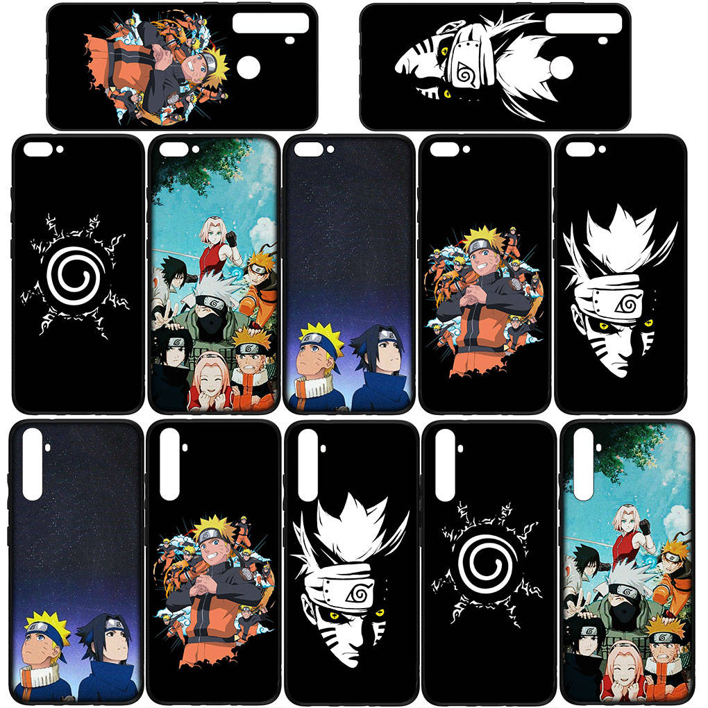 Cover for iPhone 16 15 Xiaomi Redmi Note 14 13 12 11 Pro Max X 16e Samsung Galaxy S25 S24 S23 Moto OPPO Huawei Cartoon Uchiha Sasuke Naruto Phone Case