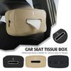 Universal Car Seat Square Paper Towel Storage Bag Tissue Box For Lincoln Mondeo MKC MKZ MKX MKT Aviator Navigator Q4