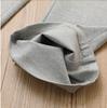 Girls' Split Micro-Flare Sweatpants: Solid Color Elastic Casual Sports Pants for Spring and Autumn