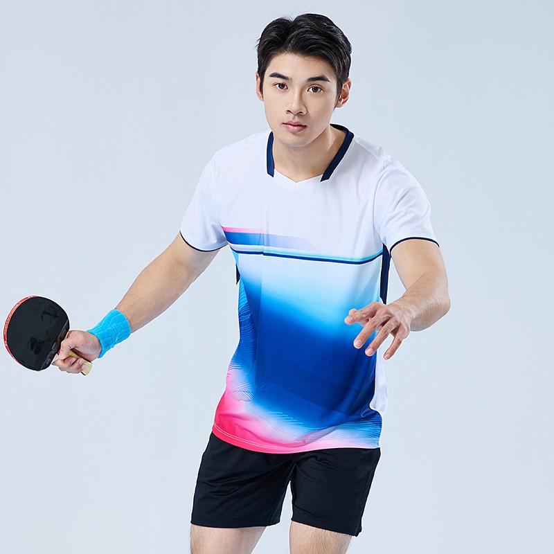 Quick-Dry Ice Silk Badminton Set Men Women Teens Sportswear Lightweight Breathable Training Competition Outfit