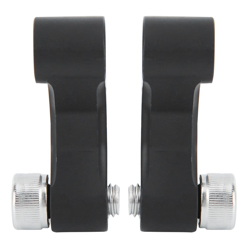 2pcs Motorcycle Rearview Mirror Extension Bracket Adapter Fits for R 1200GS LC 2013 2018Black