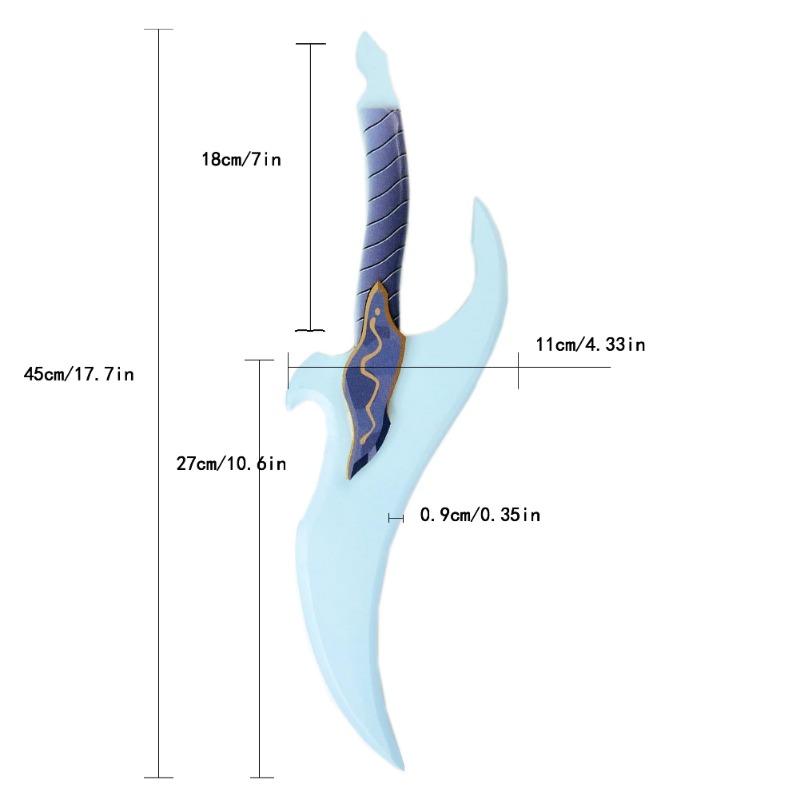 Anime Solo Leveling Kanata Wooden Sword Mizushino Shun Real Size Cosplay Accessories Knife Japanese Katana Samurai Sabre Kid Toy