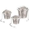 3 Pcs Filter Ball 6.5*4.4*5cm 4.4*2.9*3.2cm 304 Stainless Steel Spice Ball Tea Infuser Filter Cup For Cooking Soup Coffee SML